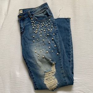 Mid-Rise Ángel Kiss Jeans